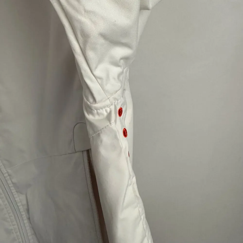 VTG‎ Tommy Hilfiger White Lightweight Performance Mesh Lined Jacket Men's Large